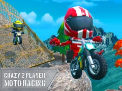 Hra Crazy 2 Player Moto Racing online