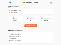 Hra Jburger Tycoon online