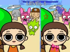 Hra Sprunki and Squid Game Difference online