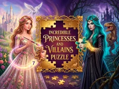 Hra Incredible Princesses and Villains Puzzle online