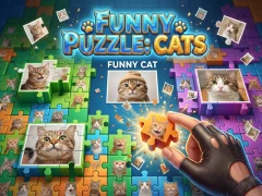 Hra Funny Puzzle: Cats online