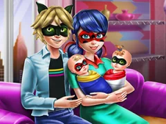 Hra Dotted Girl Family Day online