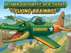 Hra Bombardiro Crocodilo Flying Brainrot online