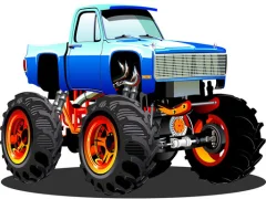 Hra Monster Truck Puzzle online