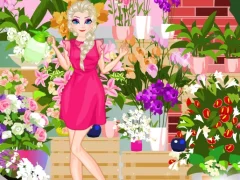 Hra Ice Queen Flowers Festival online