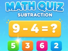 Hra Math Quiz - Subtraction online