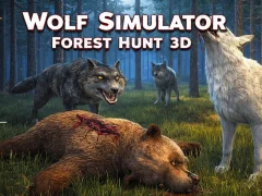 Hra Wolf Simulator Forest Hunt 3D online