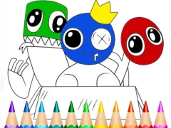 Hra Rainbow Friends Coloring Book online