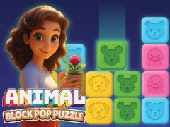Hra Animal Block Pop Puzzle online