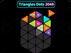 Hra Triangles Dots 2048 online