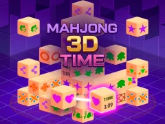 Hra Mahjong 3D Time online