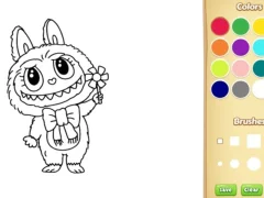 Hra Labubu Doll Coloring Book for Kids online
