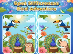 Hra Spot Differences Bird Adventure online