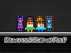 Hra Steve and Alex vs Fnaf online