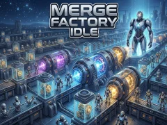 Hra Merge Factory Idle online