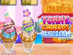 Hra Yummy Churros Ice Cream online