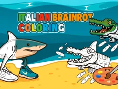 Hra Italian Brainrot Coloring online