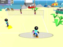Hra Stickman Beach Volleyball online