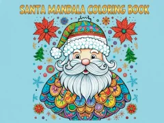 Hra Santa Mandala Coloring Pages online