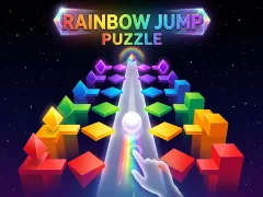 Hra Rainbow Jump Puzzle online