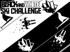 Hra Black and White Ski Challenge online