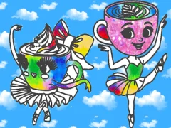 Hra Coloring Book for kids: Ballerina Cappuccina online