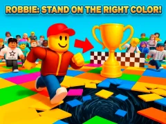 Hra Robbie: Stand on the Right Color! online