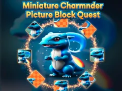 Hra Miniature Charmander Picture Block Quest online