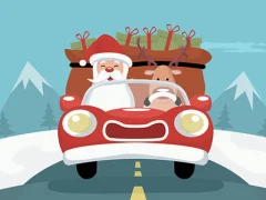 Hra Santa Giving Presents Jigsaw online