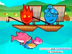 Hra FireBoy And WaterGirl Go Fishing online