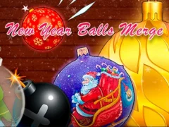 Hra New Year Balls Merge online