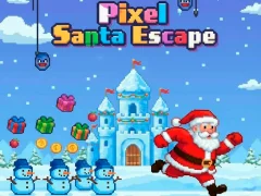 Hra Pixel Santa Escape online