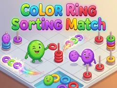 Hra Color Ring Sorting Match online