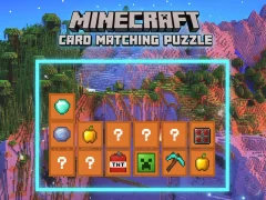 Hra Minecraft Card Matching Puzzle online
