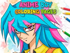 Hra Anime Boy Coloring Pages online