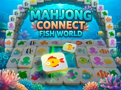 Hra Mahjong Connect Fish World online