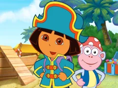 Hra Dora The explorer Dora's Pirate Boat Treasure Hunt online