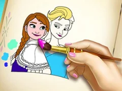 Hra Ice Kingdom Coloring Book online
