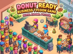 Hra Donut Ready Business Tycoon Game online