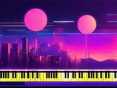 Hra Piano Game star 5 online