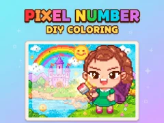 Hra Pixel Number  DIY Coloring online