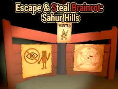 Hra Escape & Steal Brainrot: Sahur Hills online