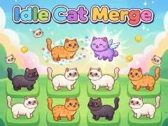 Hra Idlle Cat Merge online