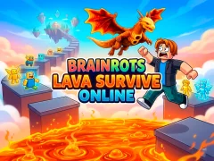 Hra Brainrots Lava Survive Online online