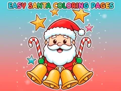 Hra Easy Santa Coloring Pages online