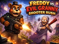 Hra Freddy vs Evil Granny Shooter Rush online