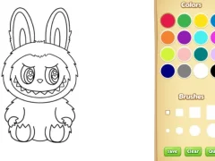 Hra Labubu Coloring Book online