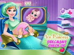 Hra Ice Princess Pregnant Check Up online