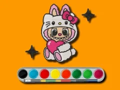 Hra Labubu Coloring Adventure online