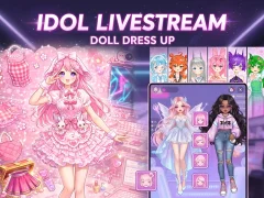 Hra Idol Livestream: Doll Dress Up online